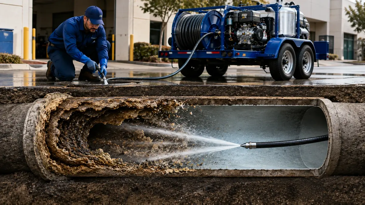 Sewer Pipe Descaling in Hanford